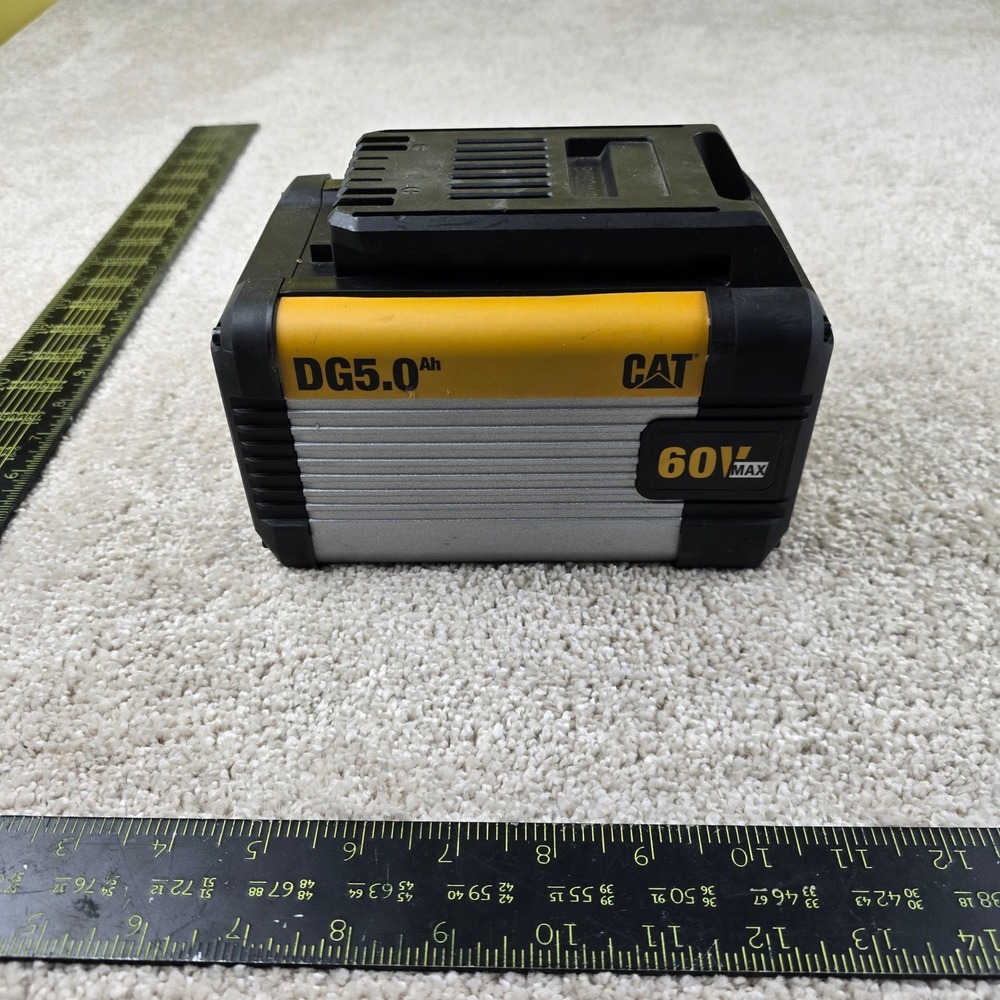 CAT Battery Black Yellow 60V Max 5.0Ah Lithium Ion DG6B5 270Wh DG5.0Ah